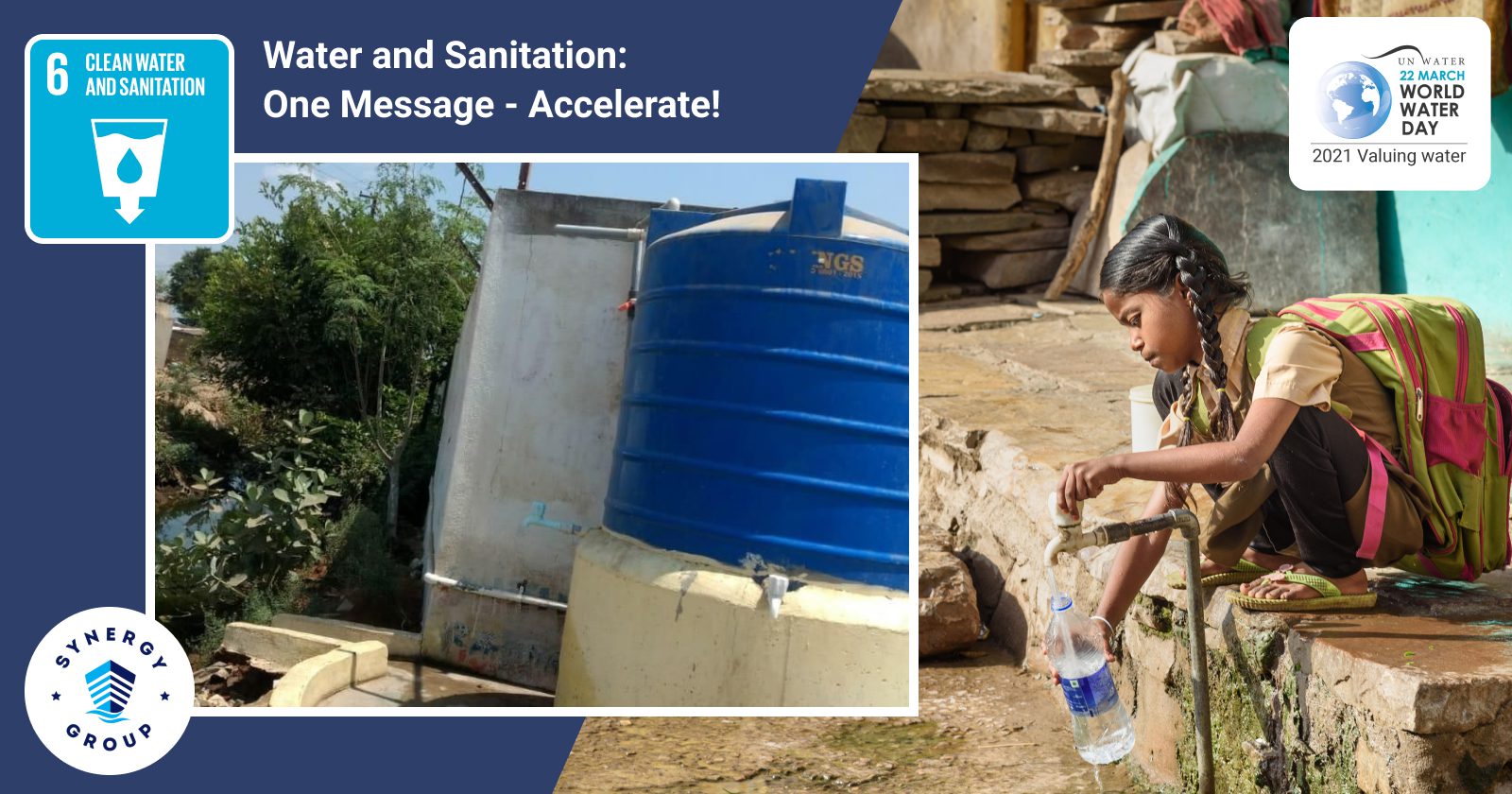 Synergy&rsquo;s message on world water day
