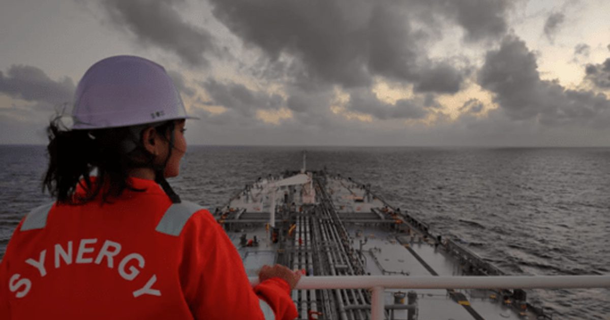Deck cadet Mansi singh on vessel