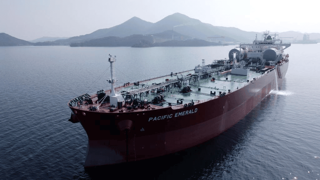 The LNG system on board the “PACIFIC EMERALD”