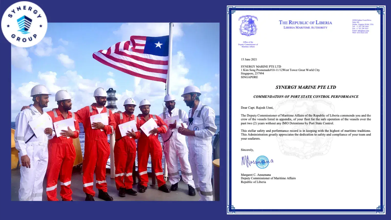 liberian resgitry vessel certificate