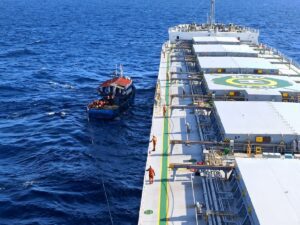 Dry cargo rye on see