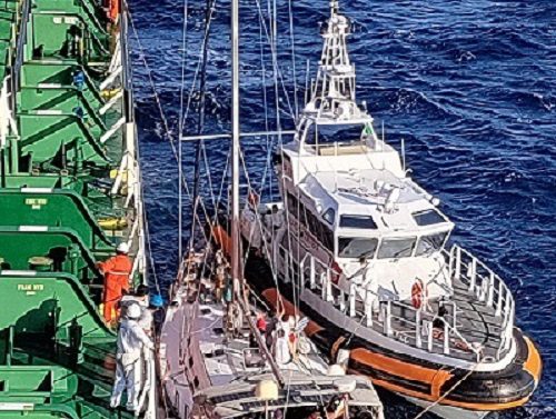 search and rescue operation by Synergy Marine