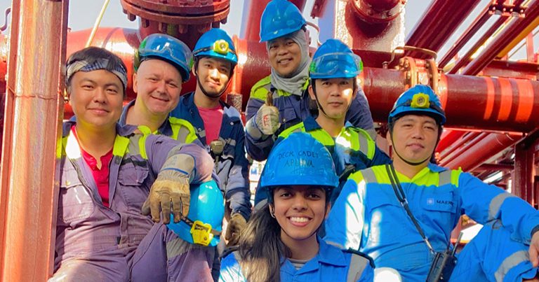 Interview with Deck Cadet Apurva Deshpande on the "MAERSK KATALIN"