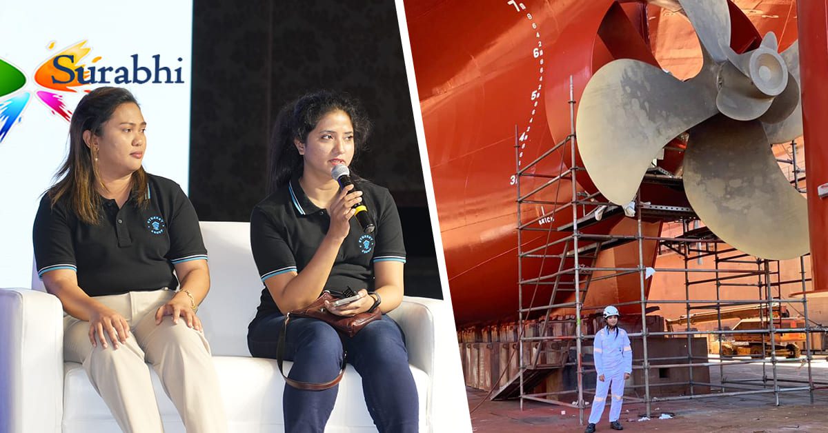 Second Engineer Naznin on diversity at sea panel