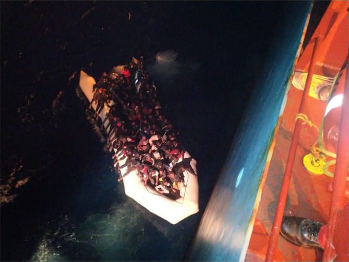 carrying rescue mission on sea