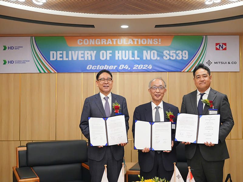 Signing ceremony for ship new building and technical ship management
