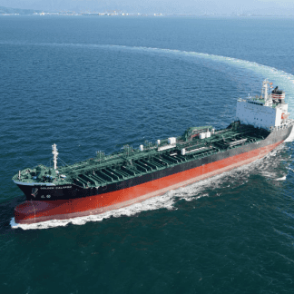 Chemical tanker Golden Calypso sailing at sea