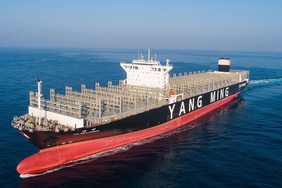 YM WILLPOWER, a 15,500 TEU LNG dual-fuel container vessel owned by Yang Ming Marine Transport Corporation, delivered from Hyundai Heavy Industries and now under Synergy Marine Group&rsquo;s technical management.