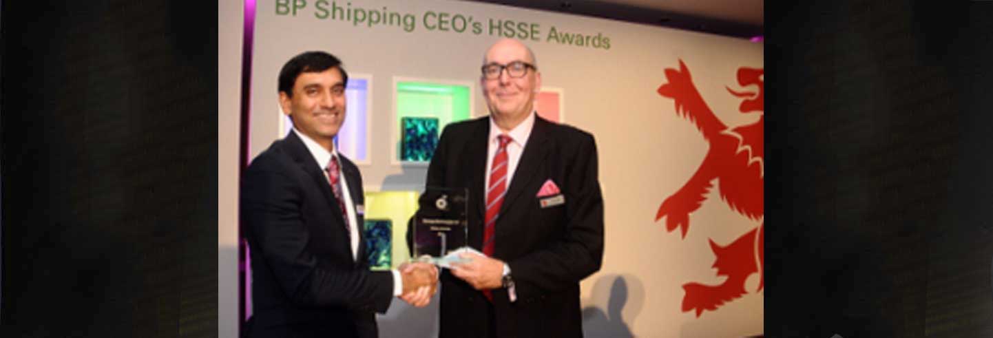 BP Shipping CEO가 선정한 올해의 파트너상 HSSE 수상